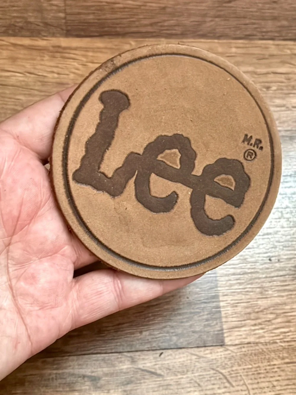 80's Lee Leather Coasters